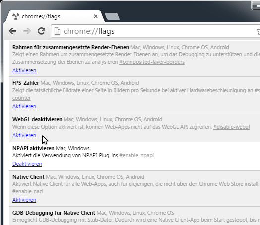 Screenshot off about:plugins Side.